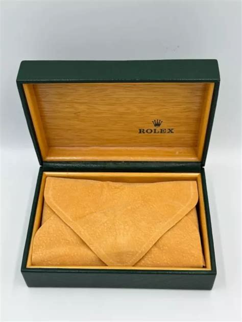 VINTAGE GENUINE ROLEX watch box case 68.00.03 green 